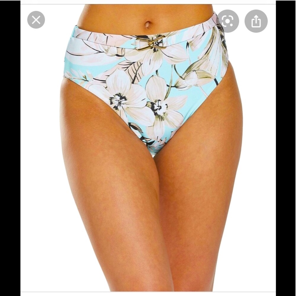 NWT  BCBG MaxAzria bikini bottom light blue sz 6